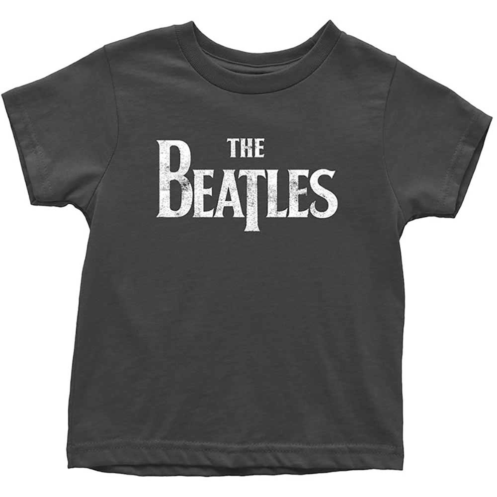 The Beatles - Drop T Logo Kinder TShirt - Schwarz